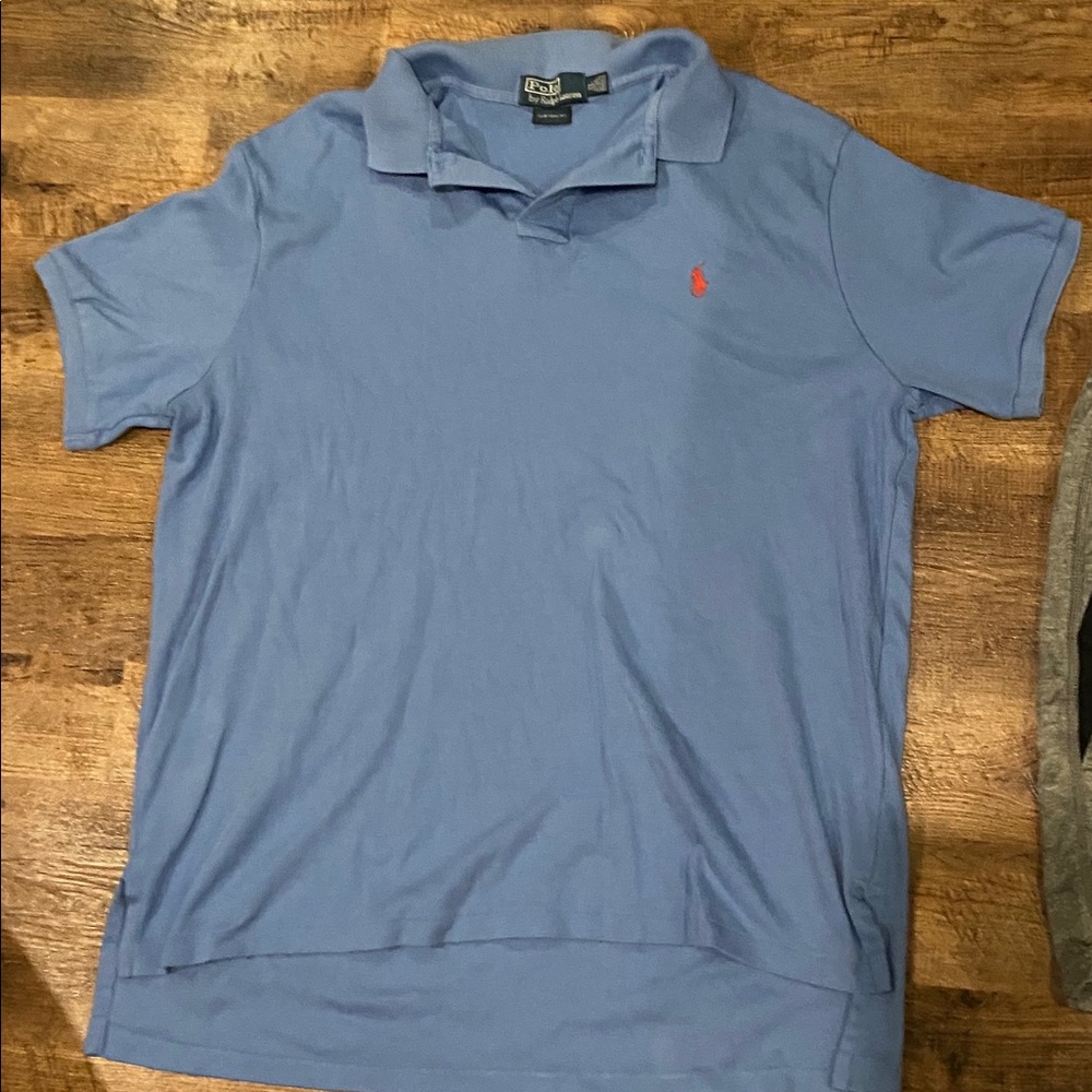 Mens Ralph Lauren Blue Polo Shirt XL